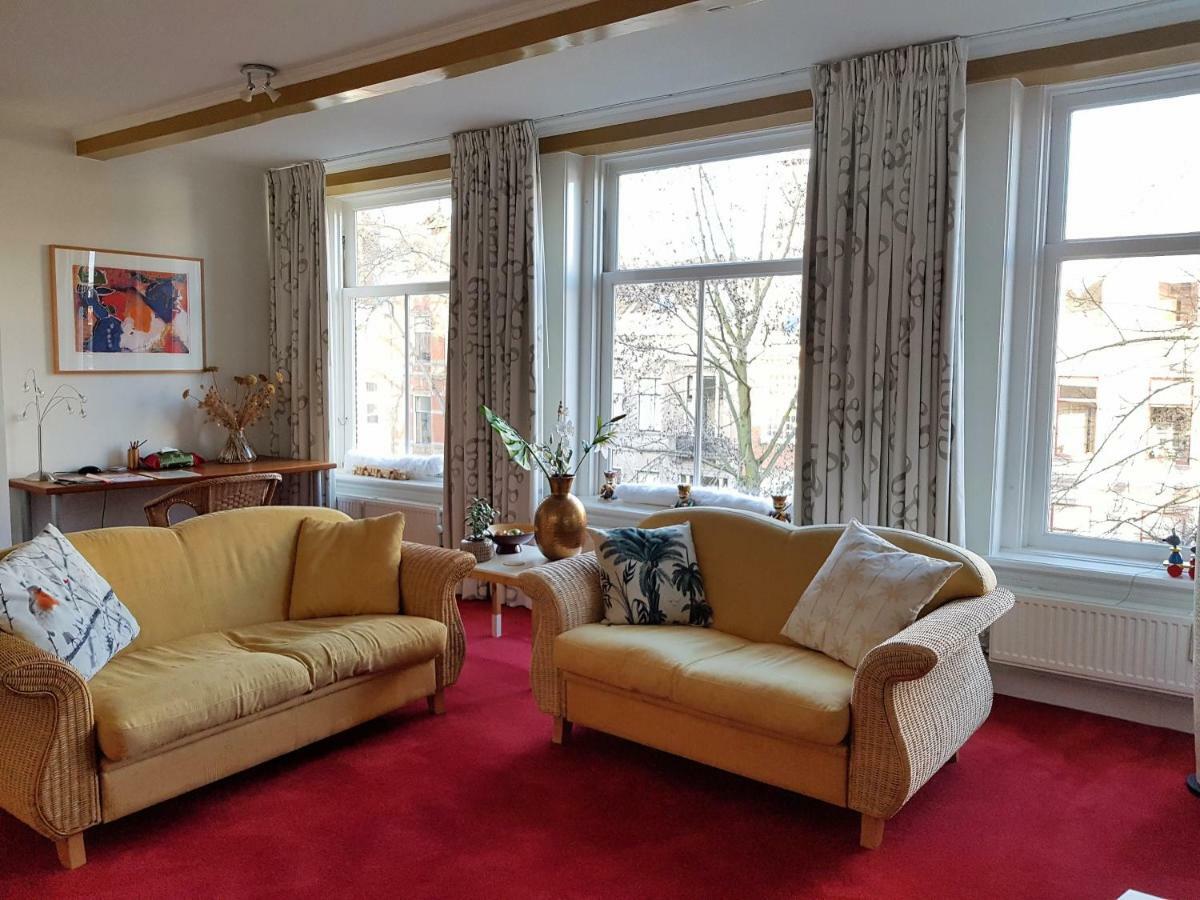 אוטרכט Large Historical Apartment & Canal Terrace מראה חיצוני תמונה